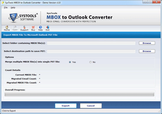 Migrate MBOX to Outlook 1.0.2